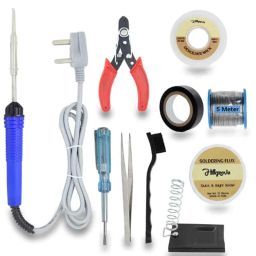 Hillgrove 10 in 1 Mobile Soldering Iron Equipment Tool Machine Kit with Flux Paste &a; Wire, HG0092-picture-16
