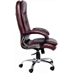 Adiko Leatherette Brown High Back Office Executive Chair with Armrest, ADVN 034 image 4