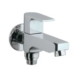 Jaquar Aria White Matt 2 Way Bib Cock with Wall Flange, ARI-WHM-39041-picture-28