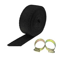 AOW Black Silencer Wrap Bike Exhaust Shield for All Royal Enfield Models (Length : 3 Mtrs) W-60-image-39