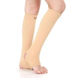 Samson AK-0705 Beige Below Knee Varicose Vein Stocking, Size: M-picture-47