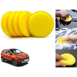 Auto Pearl Polyurethane Beige Washing &a; Waxing Polish Foam Sponge for Ecosport 2017 (Pack of 5)-picture-19