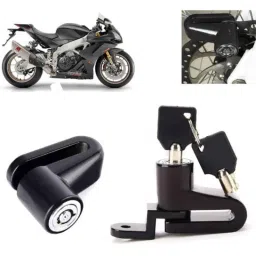 Auto Pearl Steel Black Heavy Duty Anti-Theft Disc Brake Lock for RSV4, Lock_007-picture-25