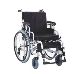 Easycare 125kg Adjustable Aluminum Wheelchair with Foldable Backrest &a; Quick Release Rear Wheel, EC956LAQ-picture-27