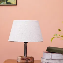 Pinecraft INTERNATIONAL Beige Edra Table Lamp with Linen Shade image 4