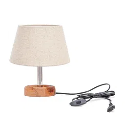 Pinecraft INTERNATIONAL Beige Edra Table Lamp with Linen Shade image 3