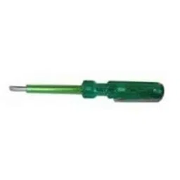De Neers 125mm DN-814 Green Handle Screw Driver with Neon Bulb-picture-40