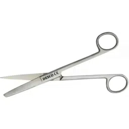 Desco 8 inch Stainless Steel Straight Blunt Sharp Dressing Scissor, SISS 278-image-2