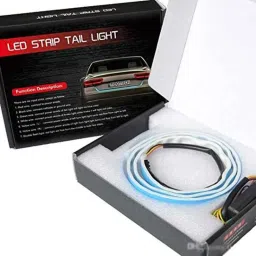 Kozdiko 12V Plastic Multicolour Streamer Brake Tail &a; Turn Signal LED Strip Light for Ford Endeavour image 4