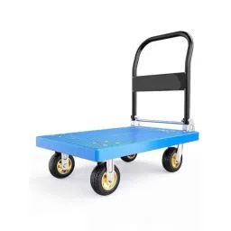 Hartley 200kg Plastic Foldable Moving Platform Hand Trolley with 360 deg Swivel Wheels, NS HT-200kg image 2