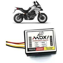 Auto Pearl 12V Black Front &a; Rear Flasher Indicator Light for Multistrada-picture-41