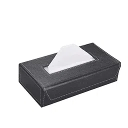 Kozdiko Leatherette Grey Tissue Paper Dispenser Box with 200 Sheets (100 Pulls) for Hyundai Kona Electric-picture-36