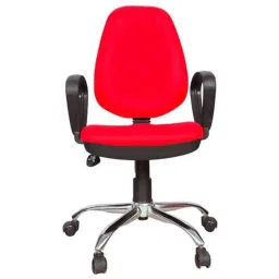 Dicor Seating DS41 Seating Fabric Red Low Back Office Chair (Pack of 2)-picture-41