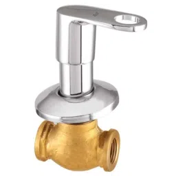 Zoie Orneo 20mm Brass Silver Chrome Finish Concealed Stopcock, Z31008-picture-24