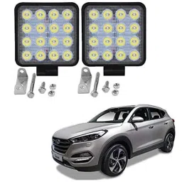 Kozdiko 2 Pcs 48W 16 LED White Bright Beam Square Fog Light Set for Hyundai Tucson, koz_92652-picture-34