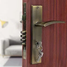 Voltizi 10 inch Stainless Steel 304 Antique Brass  Finish Cylindrical Plate Mortise Door Lock Handle Set-picture-19