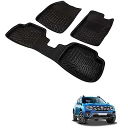 Kozdiko 3D Black Car Foot Mat Set for Renault Duster, dshbdhb25-picture-26