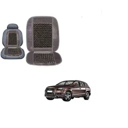 Kozdiko Wooden Bead Seat with Grey Velvet Border for Audi Q7-picture-32