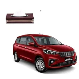 Kozdiko 100 Pulls PU Leather Brown Car Tissue Paper Box with 200 Sheets for Maruti Suzuki Ertiga Nov 2018-Present-picture-45