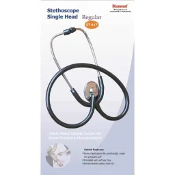 Diamond ST 017 Black PVC Single Head Stethoscope-picture-42