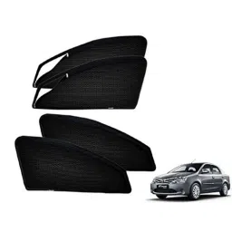 Kozdiko 4 Pcs Magnetic Zipper Car Sunshade Set for Toyota Etios-picture-19
