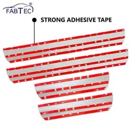 Fabtec 4 Pcs Blue Car Door Foot Step LED Sill Plate for Kia Seltos image 2