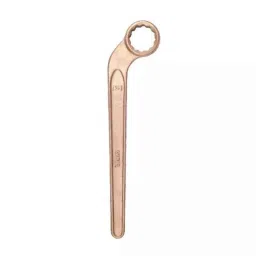 De Neers 41mm Beryllium Copper Non Sparking Single Bent Ring Spanner image 2