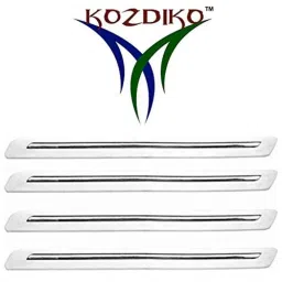 Kozdiko 4 Pcs White Car Bumper Protector Set for Toyota Corolla image 2