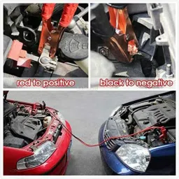 Kozdiko 7.5ft Copper Core Red &a; Black Heavy Duty Car Battery Booster Cable for Toyota Corolla Old Altis image 5