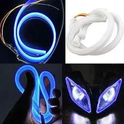 AOW Flexible 30cm Long Headlight Neon LED DRL Tube (BLUE) For Hero Xtreme (Pack Of 1)-picture-18