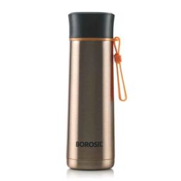 Borosil Sprint 400ml Stainless Steel Golden Hydra Vacuum Insulated Flask Water Bottle, BT400GLD105-picture-28