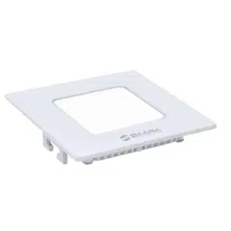 SAARA 6W IP50 Dust Proof Energy Cool White LED Square Panel Light for Home &a; Office Use (Pack of 2) image 2