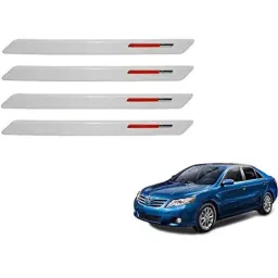 Kozdiko 4 Pcs White &a; Red Designer Car Bumper Protector Set for Toyota Camry-picture-26