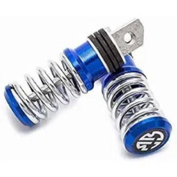 RA Accessories 2 Pcs 21x16cm Stainless Steel Blue Spring Coil Style Passenger Bike Foot Rest Set, RAAWTJH2-picture-26
