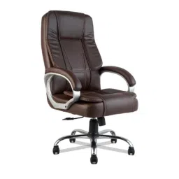 Innowin Venture Premium Brown Leatherette High Back Ergonomic Chair-picture-19