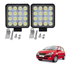 Kozdiko 2 Pcs 48W 16 LED White Bright Beam Square Fog Light Set for Hyundai Getz, koz_92780-picture-34