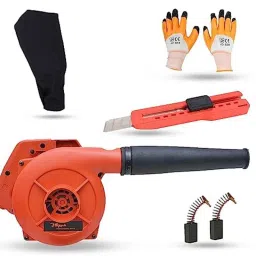 Hillgrove 800W Plastic Red Electric Air Blower with Carbon Brushes, Gloves &a; Utility Knife, HGCM1136-image-32