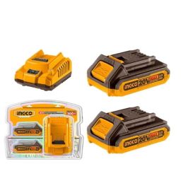 Ingco P20S 20V Lithium-ion 2 Pcs Battery &a; Charger Kit, FBCPK1222-picture-16