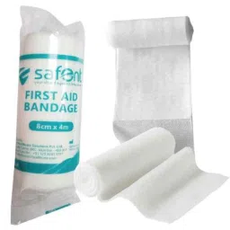Safent 3.5 inch 8cmx4m Woven Fabricated First Aid Bandages, SAFE0070 (Pack of 4)-picture-16
