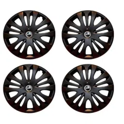 Hotwheelz 4 Pcs 14 inch Black Wheel Cover Set for Tata Vista, HWWC_BEETLE_BK14_VISTA-picture-10
