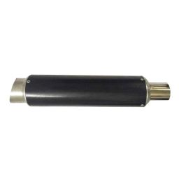 RA Accessories Black Silver Cap Slip On Silencer Exhaust for Bajaj Pulsar 180-picture-29