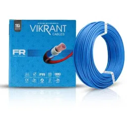 Super GEC Vikrant 2.5 mm Single Core Blue FR PVC Insulated Electric House Wire, Length: 64 m-picture-12