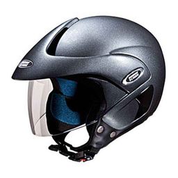 Studds Marshal Motorsports Gun Grey Open Face Helmet, Size (Large, 580 mm)-picture-18
