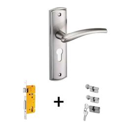 Dorset ML Series Onix ML ON 60mm Stainless Steel Lock Set with Both Side Key (Pack of 4)-picture-38