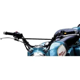 aow Meenu Arts RD350 (with Mounting Rod) Black Handlebar (Black) Universal for Honda Ignitor image 1