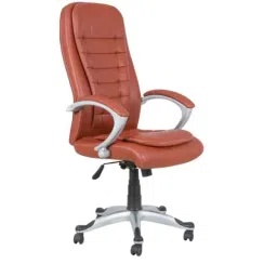 Furniturstation Leatherette Tan Executive Office Chair, SBF_OF-17-picture-27