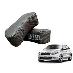 Kozdiko 2 Pcs Memory Foam Grey Luxurious Neck Rest Cushion Pillow Set for Skoda Rapid-picture-26