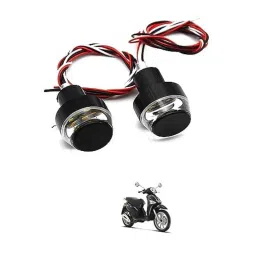 Kozdiko 2 Pcs Dual Colour Motorcycle LED Indicator Turn Signal Handle Bar Light Set for Vespa Liberty-picture-18
