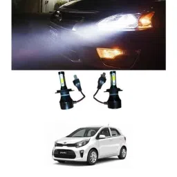 Trigcars 2 Pcs 50W 4 Side Micro Chip Heavy Duty Car LED Headlight Set for Kia Picanto 2019-picture-14
