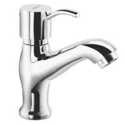 Cera Crayon Brass Chrome Finish High Neck Pillar Cock with Aerator, F2008103-picture-45
